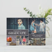 Invitation Enfant de la maternelle garçon Graduate Photo Fair (Debout devant)