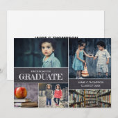 Invitation Enfant de la maternelle garçon Graduate Photo Fair (Devant / Derrière)