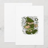 Invitation Enfant de Robin des Bois (Devant / Derrière)