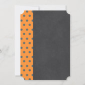 Invitation Enfant écossais avec kilt Birthday Party (Dos)