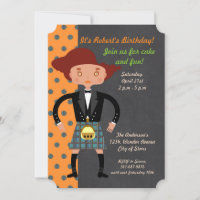 Enfant écossais avec kilt Birthday Party