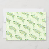 Invitation Enfant éléphant, petite fille-jumelle de cacahuète (Dos)