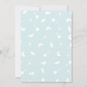 Invitation Enfant endormi sur le Baby shower de la lune Invit (Dos)