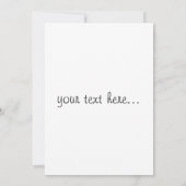 Invitation Enfant heureux de Little Ballerina (Dos)