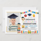 Invitation Enfant - jardin d'enfants - photo - demande de dip (Devant)