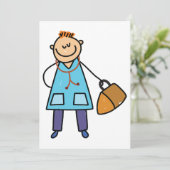 Invitation Enfant médecin (Debout devant)