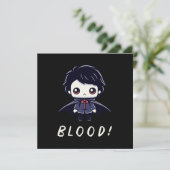 Invitation Enfant Vampire (Debout devant)