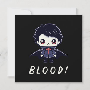 Invitation Enfant Vampire
