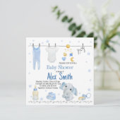 Invitation Enfant Watercolor (Debout devant)