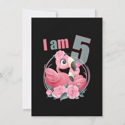 Invitation Enfants 5 ans 5 ans tenue d'anniversaire Garçon fi (Devant)