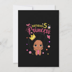 Invitation Enfants 5 ans 5ans Anniversaire Princesse Drôle Ca