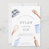 Invitation Enfants à la cuisine Anniversaire Bash | Invitatio (Devant)