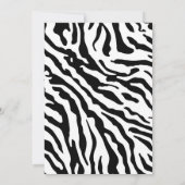 Invitation Enfants Animaux de fête Anniversaire (Dos)