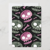 Invitation Enfants Aquarelle Spotacular Halloween Party (Dos)