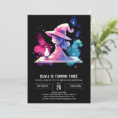 Invitation Enfants Assistant Whimsical Anniversaire (Debout devant)