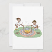 Invitation Enfants au feu de camp (Devant)