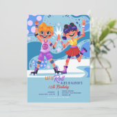 Invitation Enfants au Roller (Debout devant)