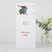 Invitation ENFANTS AVEC CADEAUX DE NOËL -glace (Debout devant)