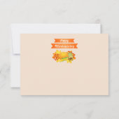 Invitation Enfants bons thanksgivings (Dos)