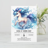 Invitation Enfants Cheval Anniversaire (Debout devant)