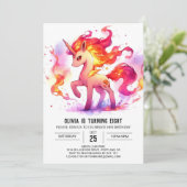 Invitation Enfants Cheval Anniversaire (Debout devant)