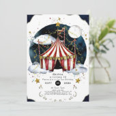 Invitation Enfants Cirque Céleste Anniversaire (Debout devant)