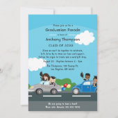 Invitation Enfants Conduits par la fête de graduation (Devant)