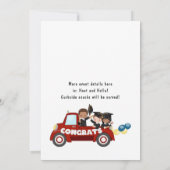 Invitation Enfants Conduits par la fête de graduation (Dos)