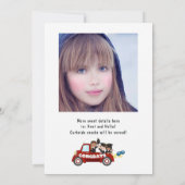 Invitation Enfants Conduits par la fête de graduation Photo (Dos)