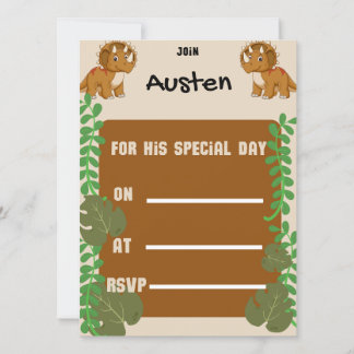 Invitation Enfants d'anniversaire