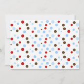 Invitation Enfants de garçon d'invitations de fête (Dos)