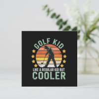 Enfants de golf Cadeau drôle de jeune golfeur et a