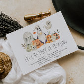 Invitation Enfants de l'équipage éffrayant Halloween Trick ou