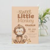 Invitation Enfants de singes (Debout devant)