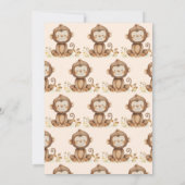 Invitation Enfants de singes (Dos)