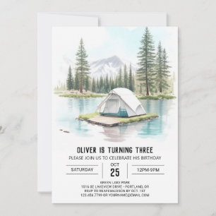 Invitation Enfants Découverte de la nature Anniversaire