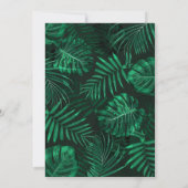 Invitation Enfants Dinosaur Anniversaire Dino Trex Jurassic B (Dos)