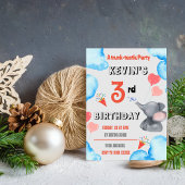 Invitation Enfants Elephant Thème fête d'anniversaire Invitat