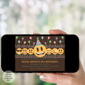 Invitation Enfants Emoji Fun Visages et Ballons Anniversaire