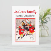 Invitation Enfants en difficulté avec les présents de Noël à (Debout devant)