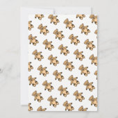 Invitation Enfants en peluche mignonette Anniversaire (Dos)