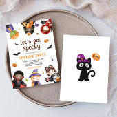 Invitation Enfants Halloween Costume Party Cute Funny Éffraya