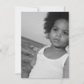 Invitation Enfants Halloween Photo Citrouille fantôme de crân (Dos)