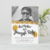 Invitation Enfants Hip hop photo d'anniversaire (Debout devant)