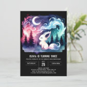 Invitation Enfants Jungle Wolf (Debout devant)