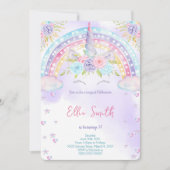 Invitation Enfants Licorne  (Devant)