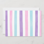 Invitation Enfants Mermaid & Piscine Avec Photo (Dos)