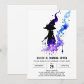 Invitation Enfants mignons Anniversaire magique (Devant / Derrière)