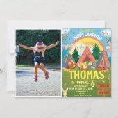 Invitation Enfants modernes d'anniversaire mignons (Devant)