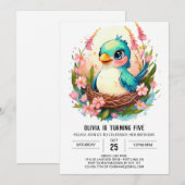 Invitation Enfants modifiables Anniversaire (Devant / Derrière)